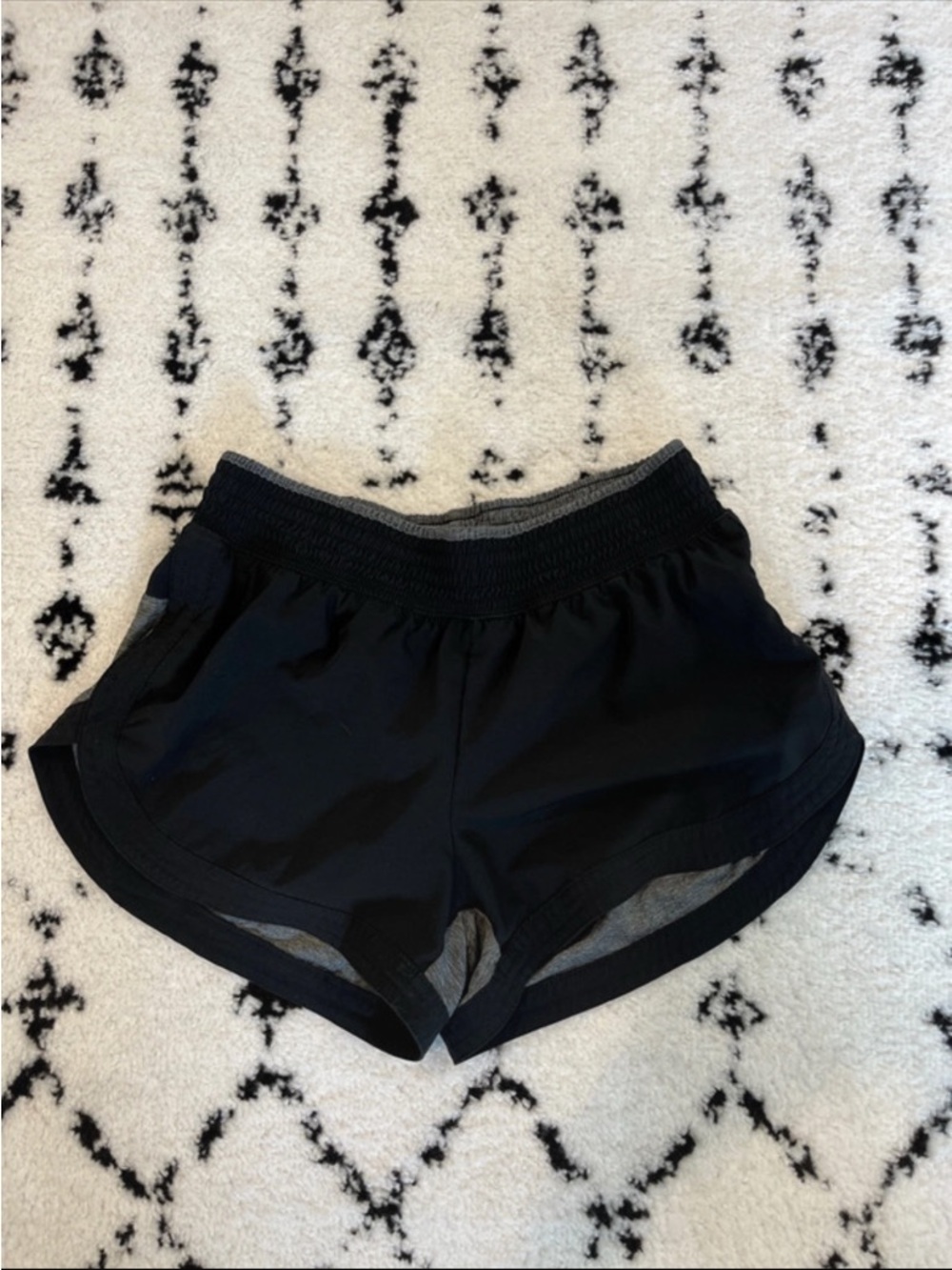 Champion Black and Gray Women's Athletic Shorts